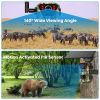 4G 4K 30FPS Solar Trail Camera Outdoor Wildlife Camera Motion Activated IP66 Waterproof with 140ºViewing Angle No Glow Night Vision SIM Card APP Contr