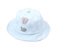 Boys Girls Summer Sun Protection Hat Toddler Snails Embroidery Cap; Blue