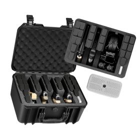 Hard Pistol Case, Heavy Duty Hard Gun Case with XPE Foam Lining, Waterproof Pistol Storage Box with Customizable Interior & Handle for Gun, Lenses