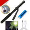46CM LED Flashlight Hiking Retractable Zoom Security Torch for Camping Lamp Bright(Must Provide A Hazardous Materials Shipping Label For Self-pickup B