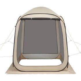 VEVOR Screen House Tent, 6 x 6 ft, 4-6 Person Pop Up Screen Tent, Portable Screened in Canopy with Carry Bag, Netting Sides, Ground Stakes, for G