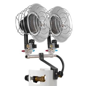 Propane Tank Top Heater, 30000 BTU Rapid Heating 180-Degree Infrared Radiant Tank Top Gas Heater