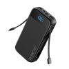 Portable Power Bank 32000mAh, with USB-C,Lightning Built in Cables Phone Power Bank Charger,PD Fast Charging Power Bank for Mobile