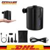 Battery Air Pump Electric 5200mAh Air Pump Pool Inflatable Boats Air Mattress