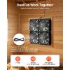 Solar Powered Fan, 25W Solar Panel with 4 Fans, Adjustable Solar Panel Angle, 2668 RPM High-Speed, Flexible Installation