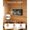 Solar Powered Fan, 15W Solar Panel with 2 Fans, Adjustable Solar Panel Angle, 2668 RPM High-Speed, Flexible Installation