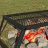 Foldable Camping Grill 22.83 x 12.20 x 0.79 in Alloy Steel