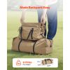 Hot Tent for 4 Persons, Camping Tipi Hot Tents with Stove Jack & Inner Tent, Portable Winter Camping Tents with Snow Skirt, Easy Setup