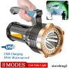 Super Hell 1200000LM LED Handscheinwerfer Camping Suchscheinwerfer Taschenlampe
