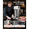 Electric Sausage Stuffer, 25 LBS / 12 L Vertical Meat Stuffer, Stepless Speed Control and Foot Pedal