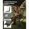 Hunting Chair, 360° Silent Swivel, Foldable Portable Blind Chair, Heavy-Duty Steel Frame Ground Stool Seat with Anti-Sink Swivel Feet