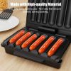 Portable Electric Grill with Non Stick Grill Plate, Drip Tray and Cord Storage, Electric BBQ Grill for Sausage, Hot Dogs, Vegetables