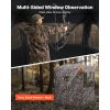 Hunting Blind, 2-3 Person Thermal Ground Blinds with Tri-Leg Chair and Carrying Bag, Portable Camouflage Tent