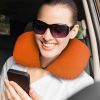 Travel Pillow Inflatable U Shape Neck Pillow Neck Support Head Rest Office Nap Car Airplane Cushion