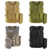 Adults Tactical Vest Military Airsoft Paintball Vest Camouflage Combat Vest for Hunting Army Fans CS War Game