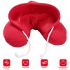 U-Shaped Travel Pillow Neck Pillow with Cap Cervical Pillow Support Relax Relief Neck Pain for Office Home Sleeping