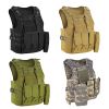 Adults Tactical Vest Military Airsoft Paintball Vest Camouflage Combat Vest for Hunting Army Fans CS War Game