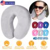 Travel Pillow U Shape Neck Pillow Memory Foam Neck Support Head Rest Office Nap Car Airplane Cushion