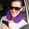 Travel Pillow U Shape Neck Pillow Memory Foam Neck Support Head Rest Office Nap Car Airplane Cushion