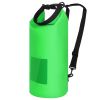 Floating Waterproof Dry Bag Floating Dry Sacks with Observable Window 20L Roll Top Lightweight Dry Storage Bag for Kayaking Rafting Boating Swimming C