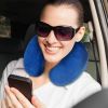Travel Pillow U Shape Neck Pillow Memory Foam Neck Support Head Rest Office Nap Car Airplane Cushion