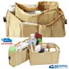 2pcs Handbag Organizer Insert Purse Organizer Multi-pockets Inner Bag Organizer Tote Bag