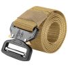 Men Military Belt Adjustable Tactical Belt Combat Waistband w/Metal Buckle Nylon Training Belt