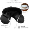 U-Shaped Travel Pillow Neck Pillow with Cap Cervical Pillow Support Relax Relief Neck Pain for Office Home Sleeping