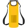 Floating Waterproof Dry Bag Floating Dry Sacks with Observable Window 10L Roll Top Lightweight Dry Storage Bag for Kayaking Rafting Boating Swimming C