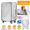 20\'\'/22\'\'/24\'\'/26\'\'/28\'\' Suitcase Cover PVC Luggage Protector Clear Travel Luggage Baggage Cover for Travel Home Use