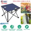 1Pc Foldable Camping Table Portable Picnic Table Lightweight Travel Desk with 2 Cup Holders Carrying Bag
