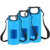 Floating Waterproof Dry Bag Floating Dry Sacks with Observable Window 5L Roll Top Lightweight Dry Storage Bag for Kayaking Rafting Boating Swimming Ca