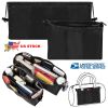 2pcs Handbag Organizer Insert Purse Organizer Multi-pockets Inner Bag Organizer Tote Bag