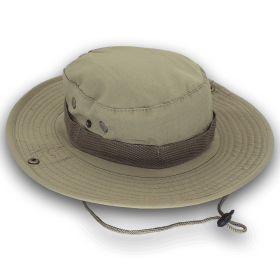 Military Wide Brim Boonie Bucket Hat (Color: khaki)