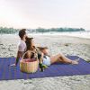 60" x 78" Waterproof Picnic Blanket Handy Mat with Strap Foldable Camping Rug for Camping Hiking Grass Travelling