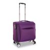 16" Softside Carry-on Spinner Luggage Travel Suitcase w/ 360°Rotatable Wheels