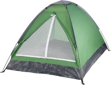 2 Person Camping Tent with Rain Fly and Carrying Bag - Lightweight Outdoor Pop Up Tents for Camping Essentials, Music Festivals, Backpacking, Hiking (Color: Green)