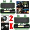 2Set USB Rechargeable COB LED Flashlight Zoomable Torch Light Lamp Camping Portable(Must Provide A Hazardous Materials Shipping Label For Self-pickup