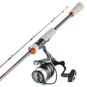 VEVOR Rod and Fishing Reel Combo, Fiberglass & Carbon Fiber Spinning Rod and Reel Combo, Bass Fishing Pole,Two-Piece Rods (Option: Im6, size: 6.5 Ft)