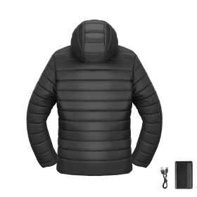 Heated Jacket for Men with 7.4V Battery, Soft Shell Electric Heating Coat (Clothing Size: Size XL, Clothing Style: Men's Style)