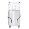 20\'\'/22\'\'/24\'\'/26\'\'/28\'\' Suitcase Cover PVC Luggage Protector Clear Travel Luggage Baggage Cover for Travel Home Use