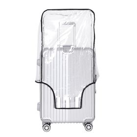 20\'\'/22\'\'/24\'\'/26\'\'/28\'\' Suitcase Cover PVC Luggage Protector Clear Travel Luggage Baggage Cover for Travel Home Use (Option: 20in)