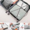 9Pcs Clothes Storage Bags Water-Resistant Travel Luggage Organizer Clothing Packing Cubes for Blouse Hosiery Stocking Underwear