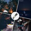 2Set USB Rechargeable COB LED Flashlight Zoomable Torch Light Lamp Camping Portable(Must Provide A Hazardous Materials Shipping Label For Self-pickup