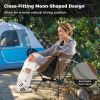 Portable Camping Chair with Compact Carrying Bag for Hiking & Trip