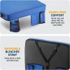 Alpcour Portable Extra Thick Stadium Seat Cushion - 21x 15 Inch Bleacher Cushion with Side Pocket
