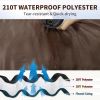 Big & Tall Flannel Outdoor Camping Sleeping Bag XXL