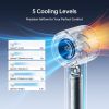 Handheld Turbo Fan, 5000mAh Rechargeable Portable Fan, Up to 28H Runtime, 5-Speed Powerful Airflow