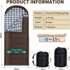 Big & Tall Flannel Outdoor Camping Sleeping Bag XXL