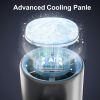 Portable Handheld Fan, Turbo Hand Fan with 1-100 Speed Adjustable USB Rechargeable, Powerful Instant Cooling Personal Mini Fan for Travel, Outdoor
